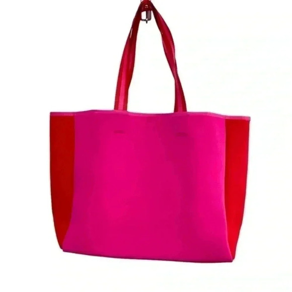 Summersalt Red and Pink The Perfect‎ Beach Tote - Picture 2 of 7